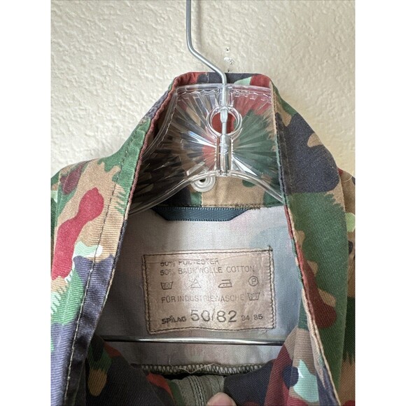 Vintage Camo Incredible Pattern Swiss Army Alpenflage Military Coveralls 1990 - Picture 6 of 13